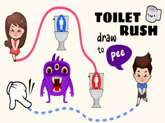 Toilet Rush - Draw Puzzle